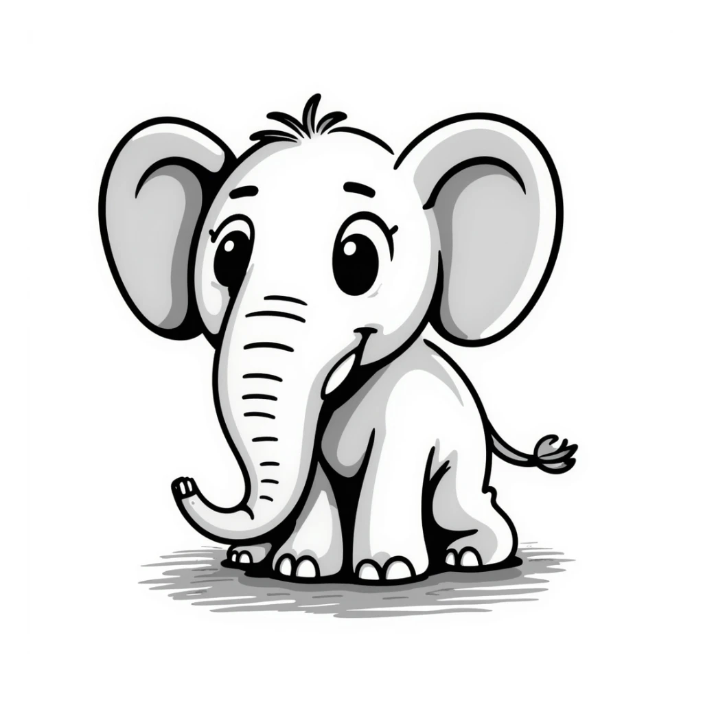 Elephant sticker