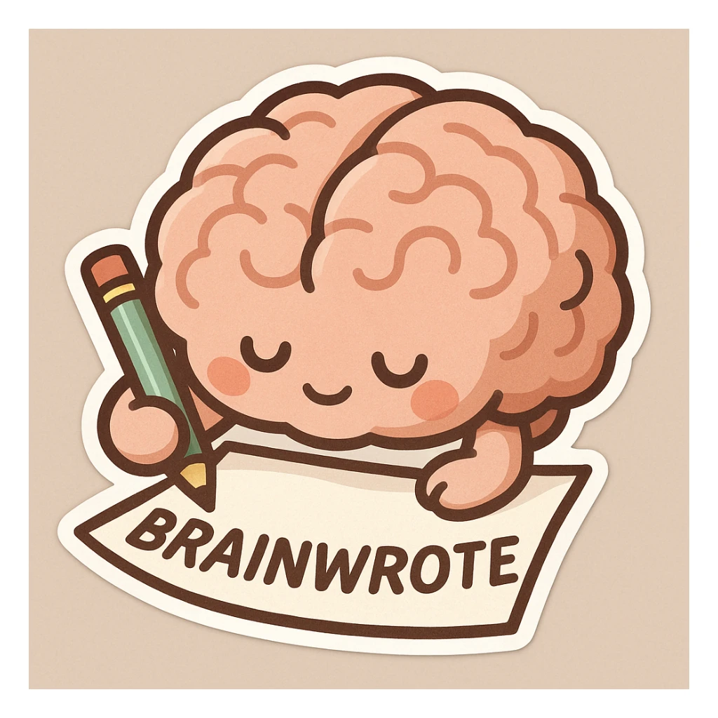 brainwrote sticker