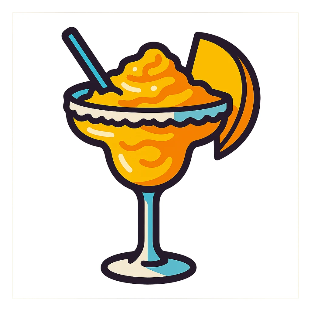 frozen mango margarita sticker