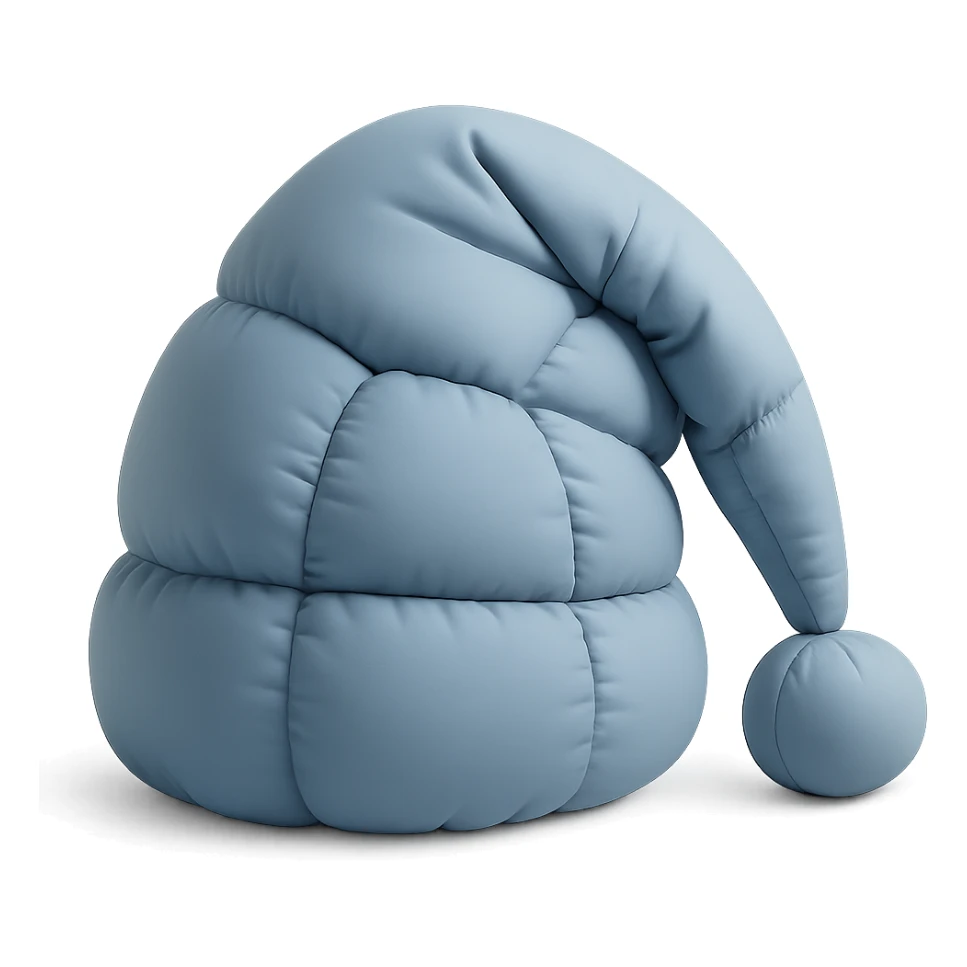 sleep cap in cushion style sticker