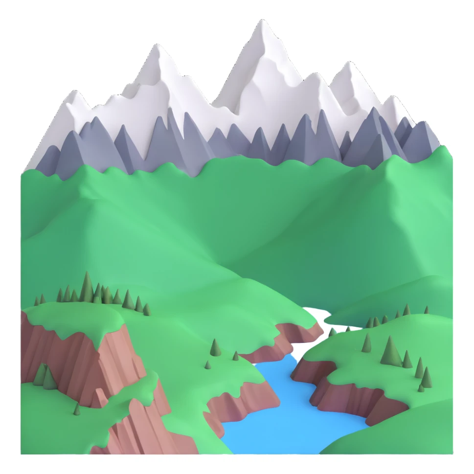 Khibiny mountains in Russia with distinctive peaks and geology sticker