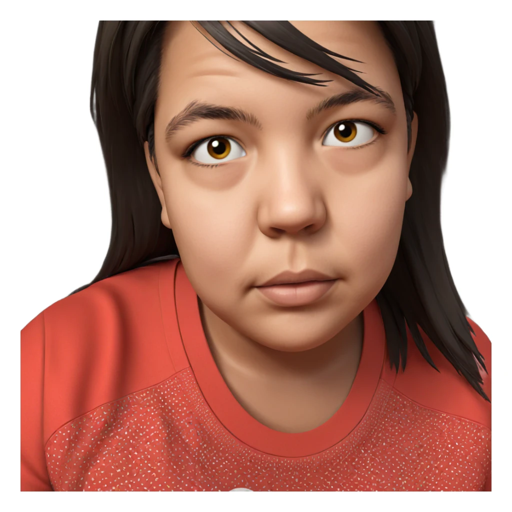 girl with earphones gazing sticker