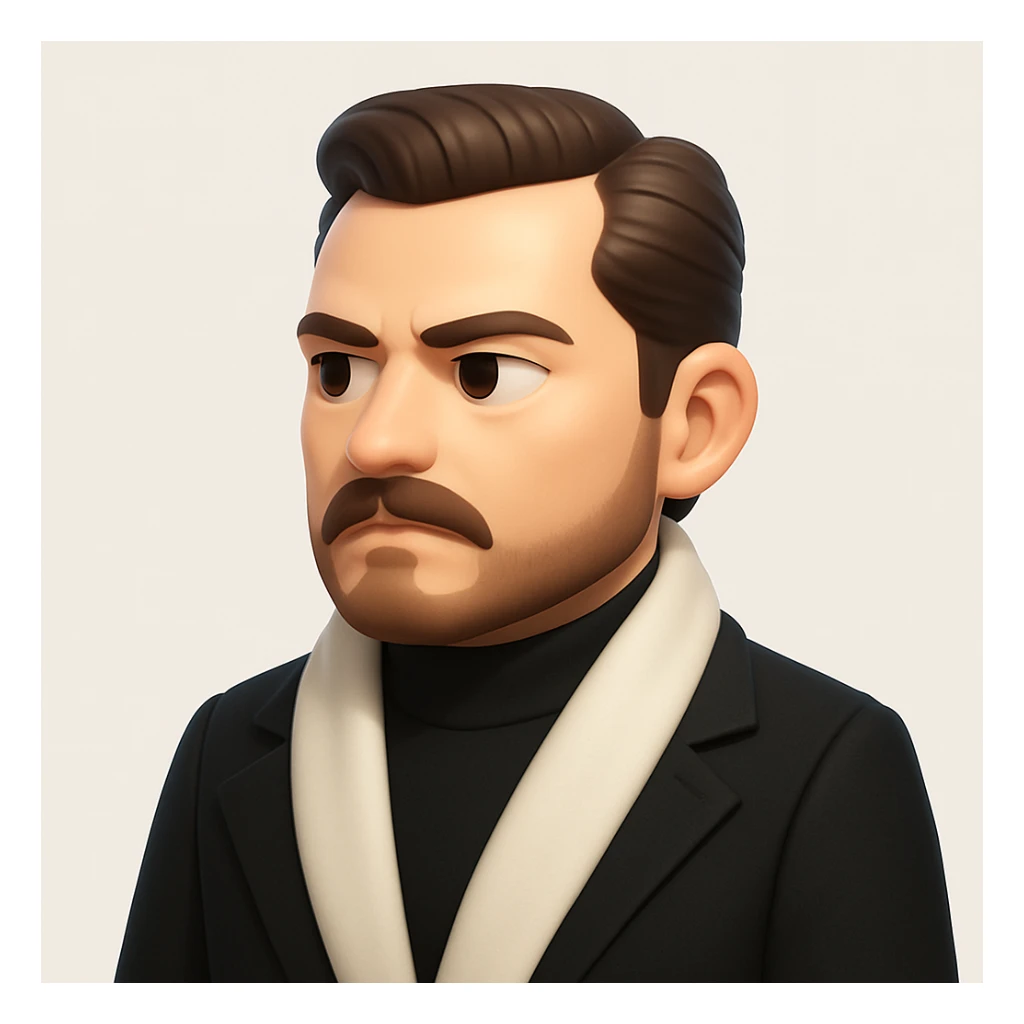 A 3D Apple-style emoji version of the uploaded image, preserving its colors, shapes, textures, and overall design, simplified into emoji form while keeping key details recognizable. Smooth glossy finish, soft shadows, high-quality render, minimal background. sticker