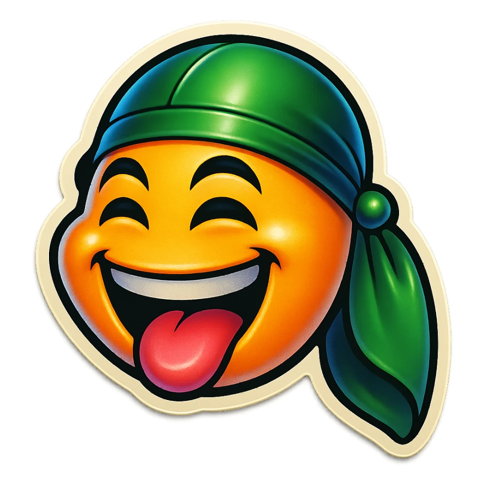 lol face
Change His durag To Green sticker