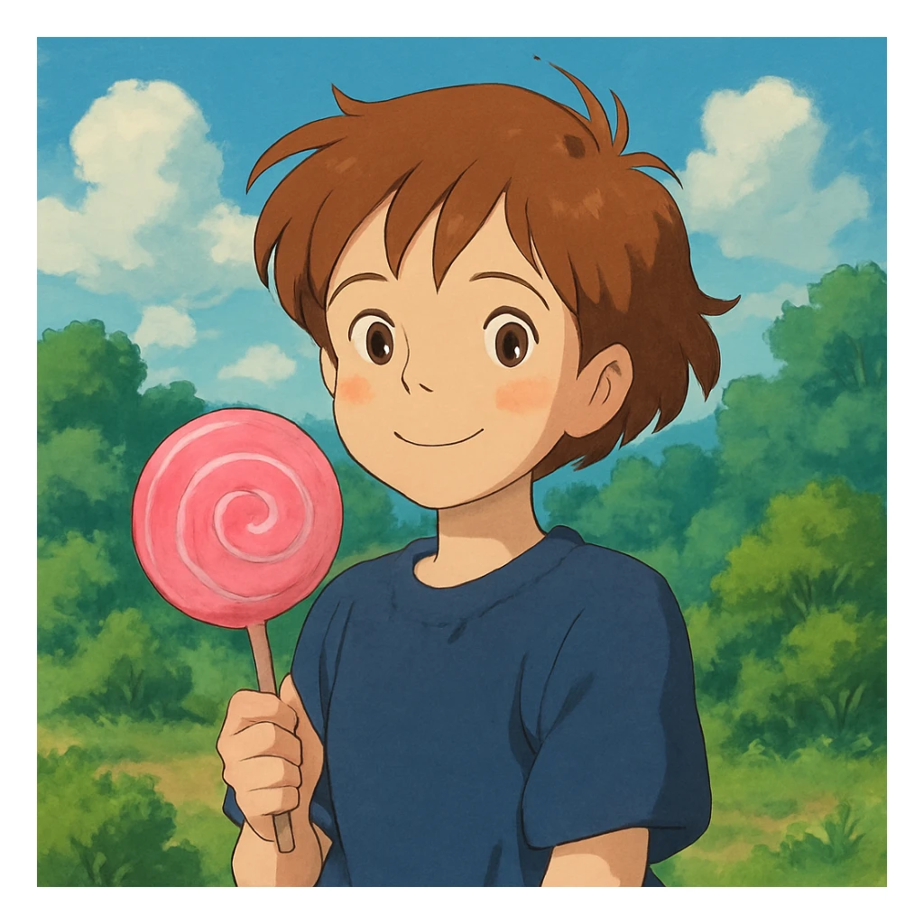 pink lollipop sticker