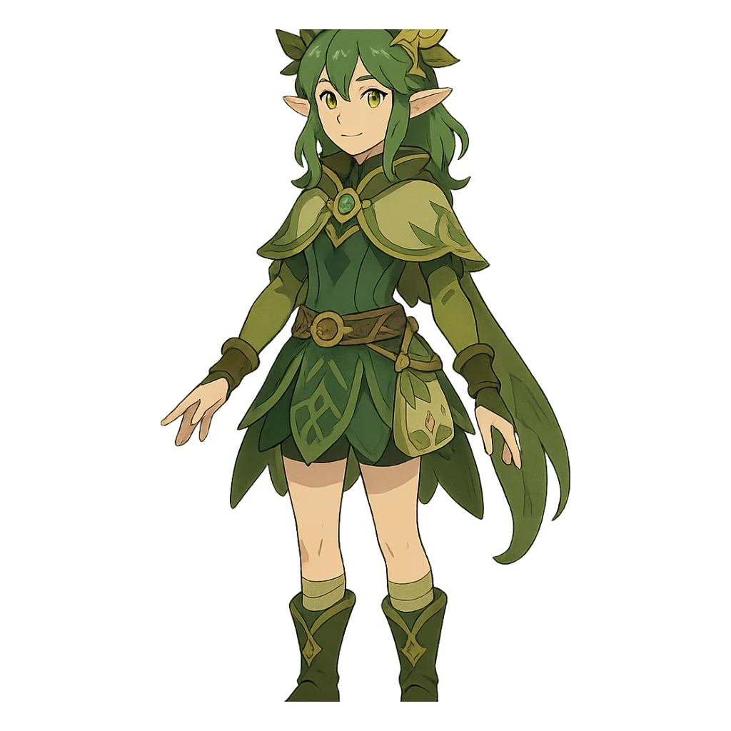 full body Varesa from Genshin Impact sticker