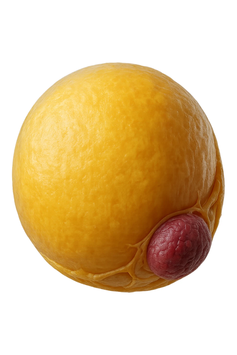 adipocita giallo (cellula di grasso anatomica realistica in 3d) sticker