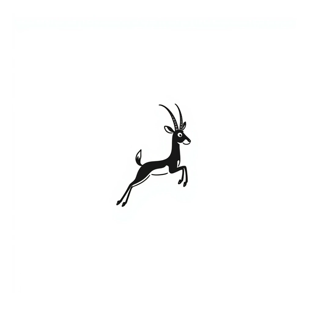 Gazelle sticker