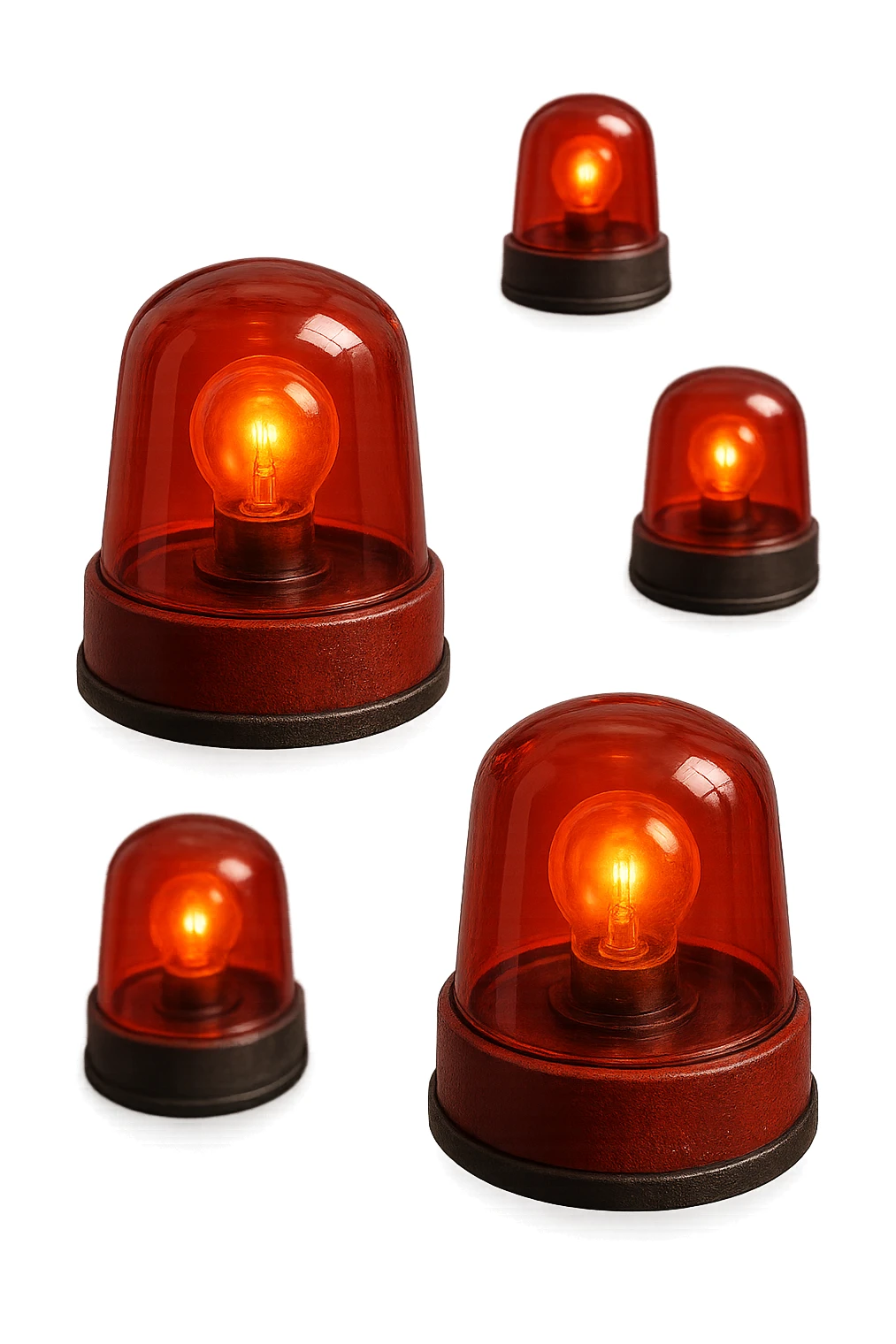 segnali di allarme 3d fluttuano in aria, iperrealistici 4k sticker