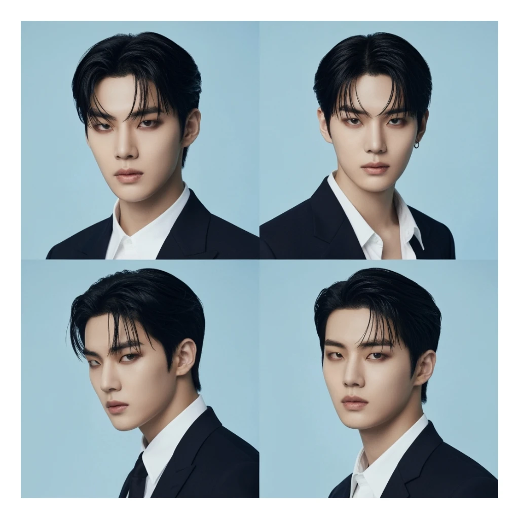 kpop object profile picture, minimal, expressive, variation 4 sticker