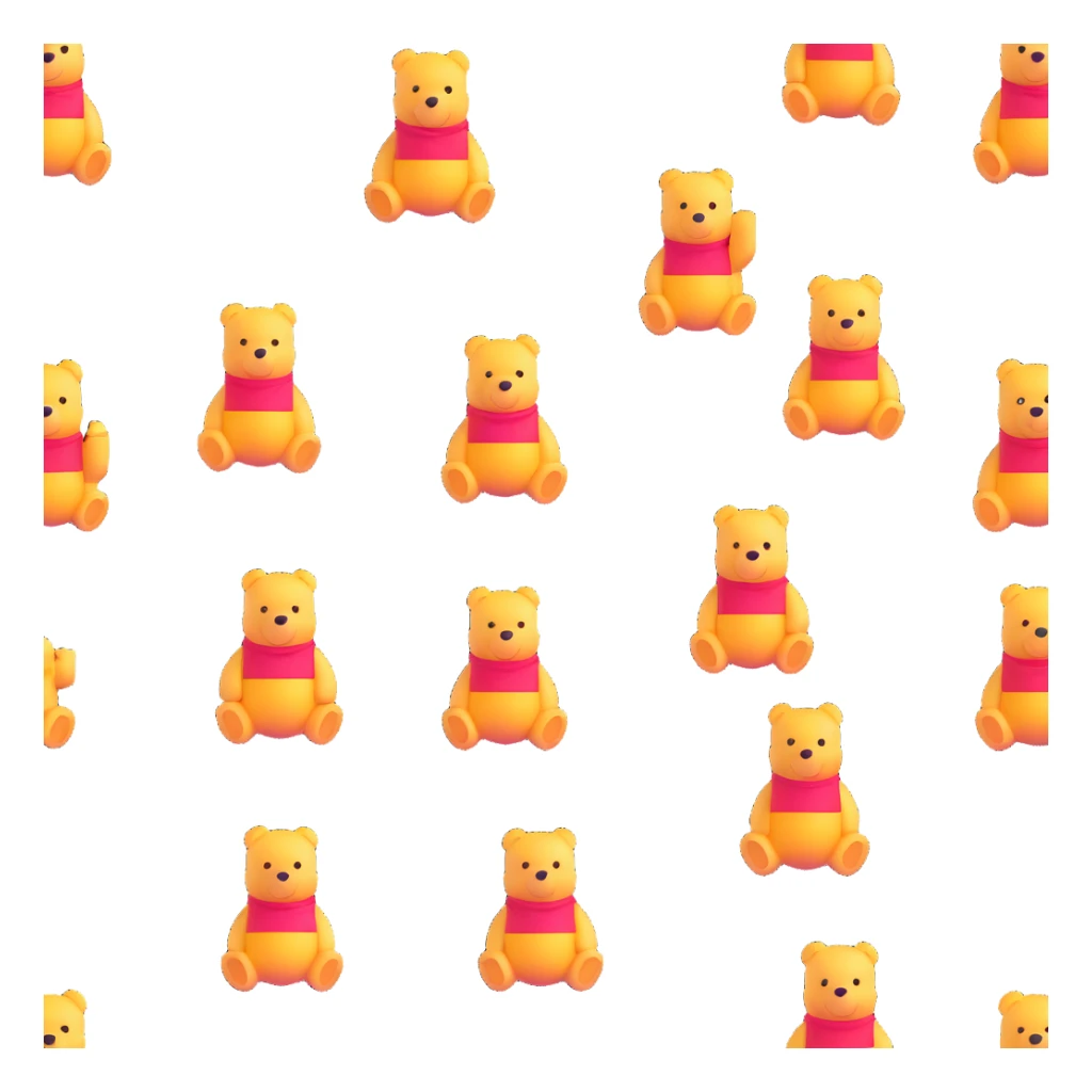 Winnie the Pooh character sticker