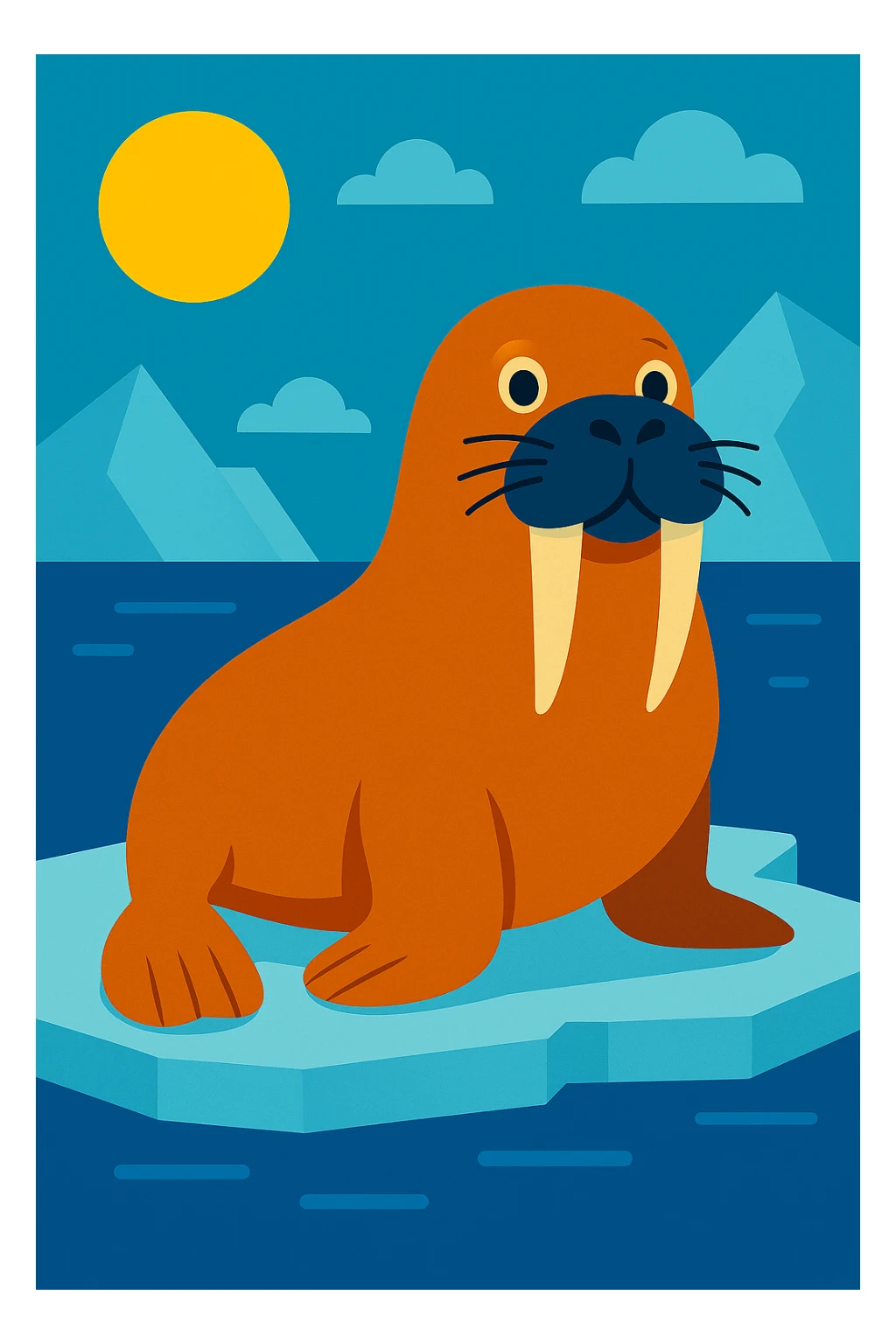 Walrus sticker