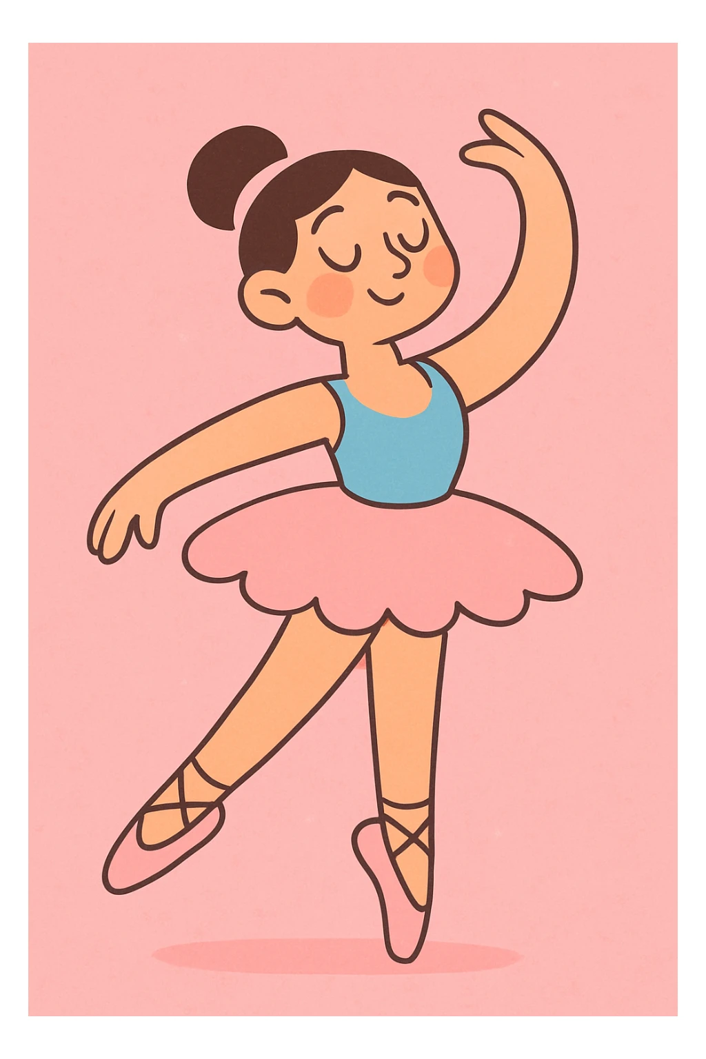 ballerina slippers, elegant, soft, delicate, pastel colors sticker