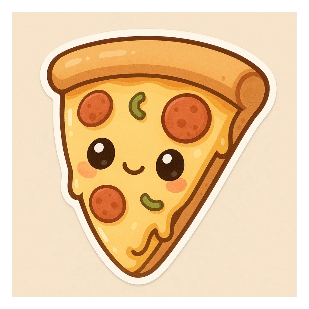 slice of pizza sticker