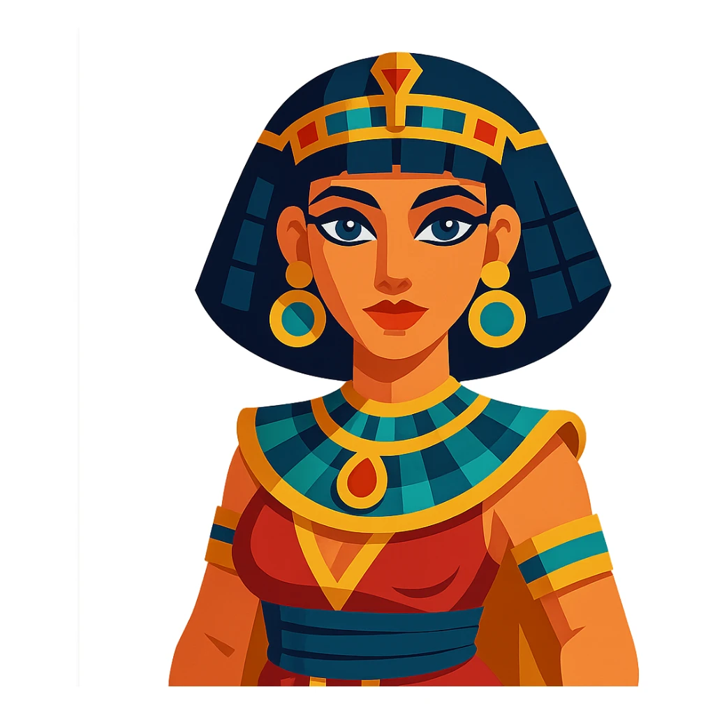 Civilization VI leader with beautiful eyes sticker