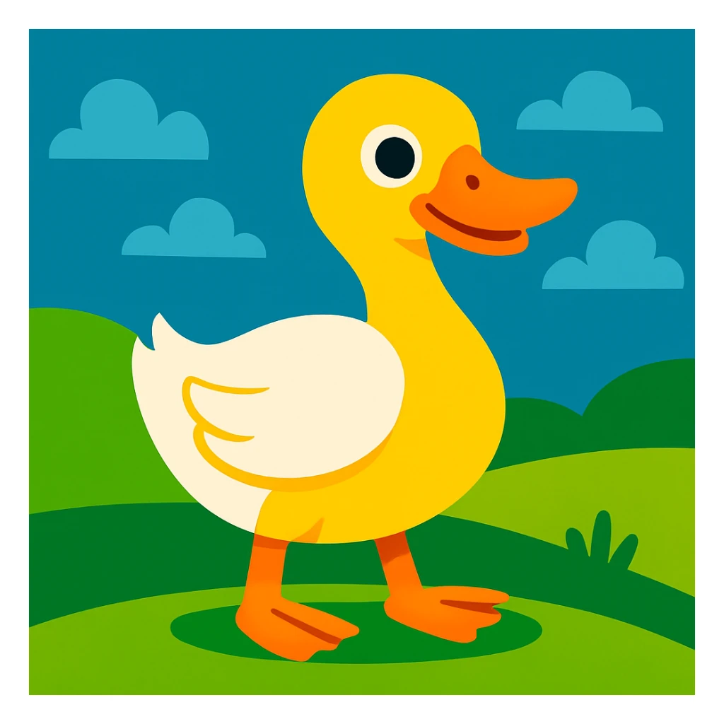 Duck sticker