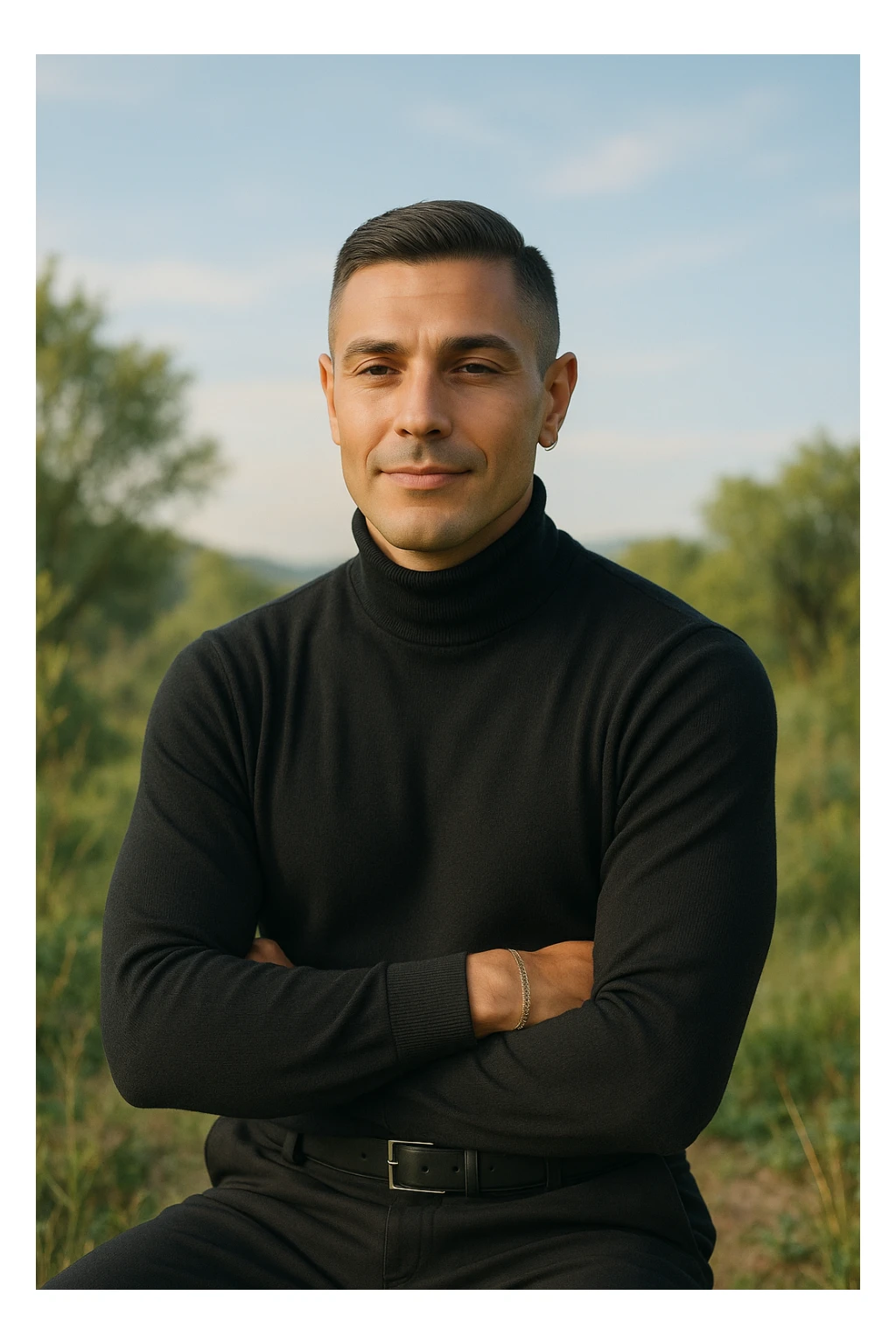 Uomo che pratica il digiuno per rigenerare il corpo sticker