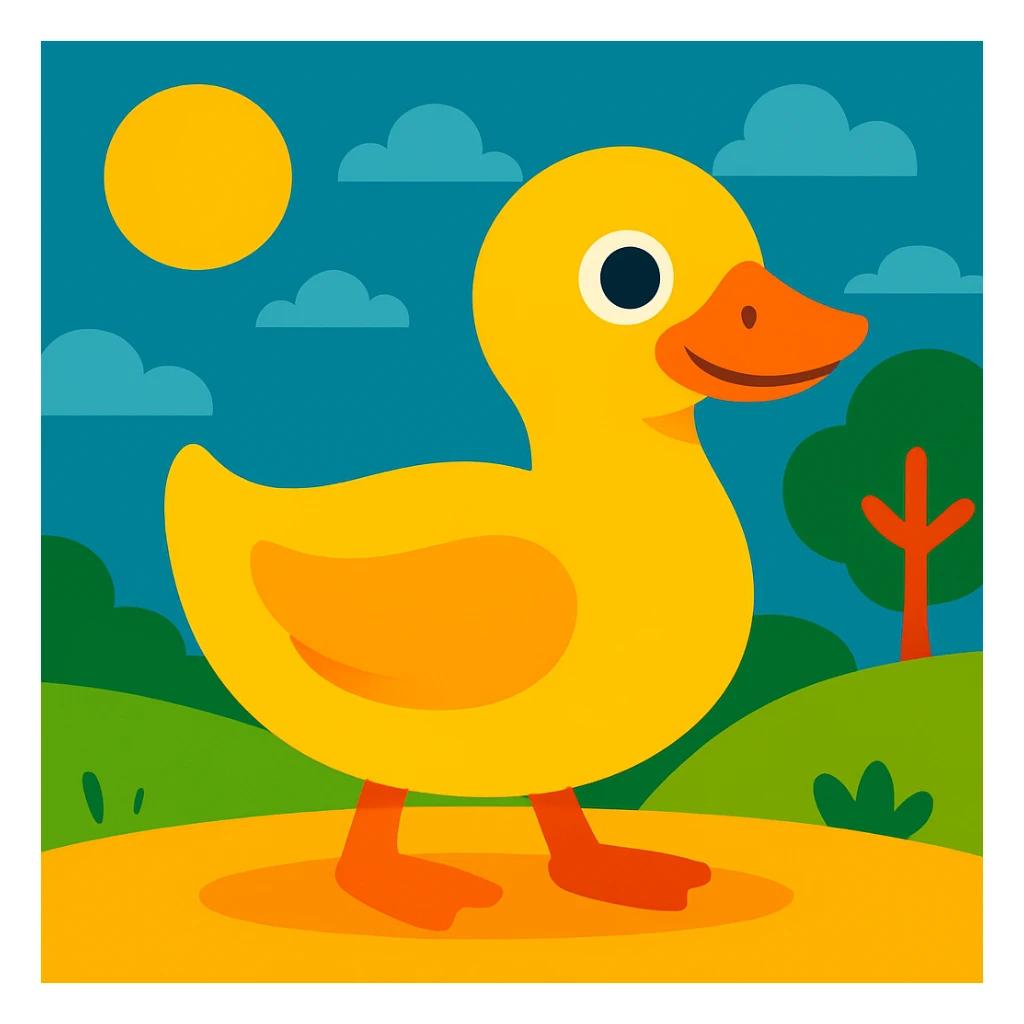 Duck sticker