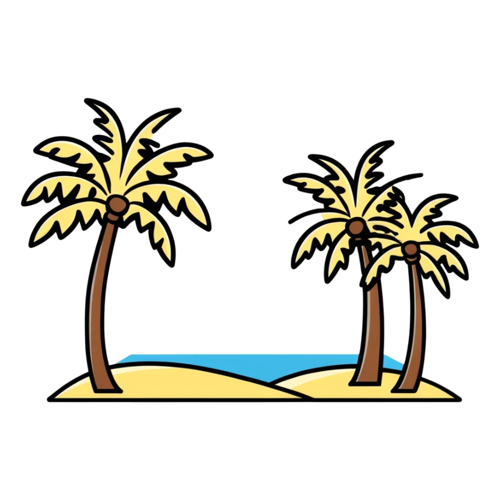 ball with Sochi palm trees and Black Sea sticker
