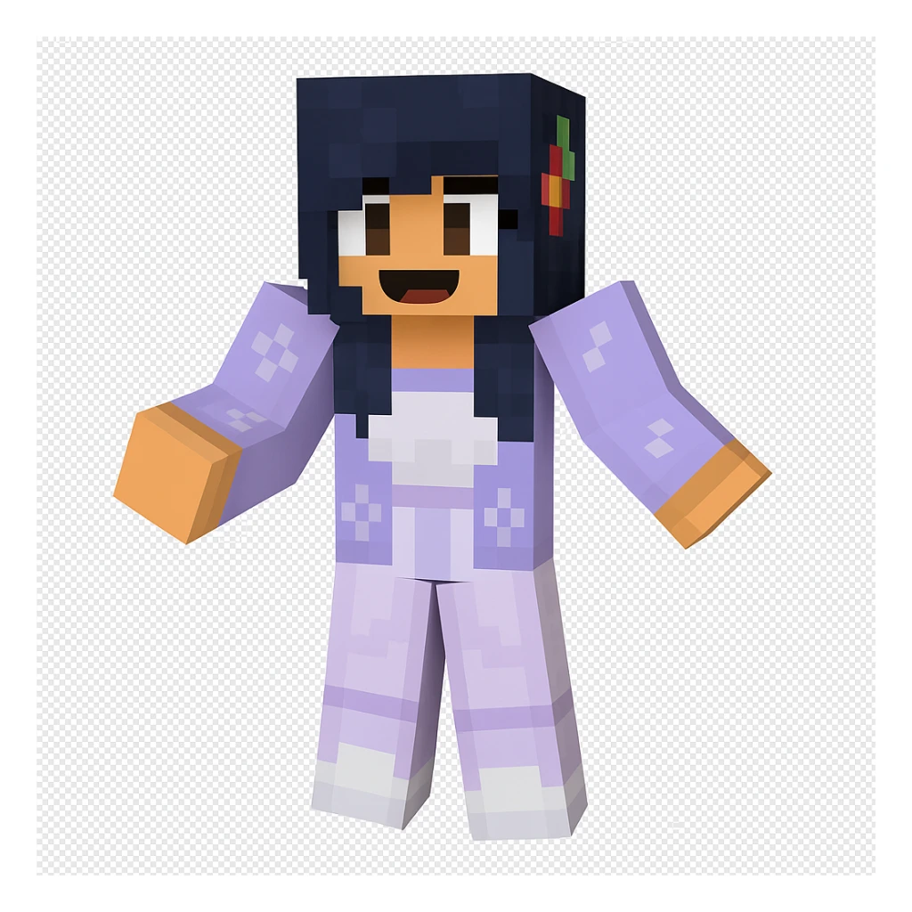 Extract the character from the background, including the clothes and accessories they are wearing, and place on a transparent background. Keep the original style and appearance exactly the same. sticker