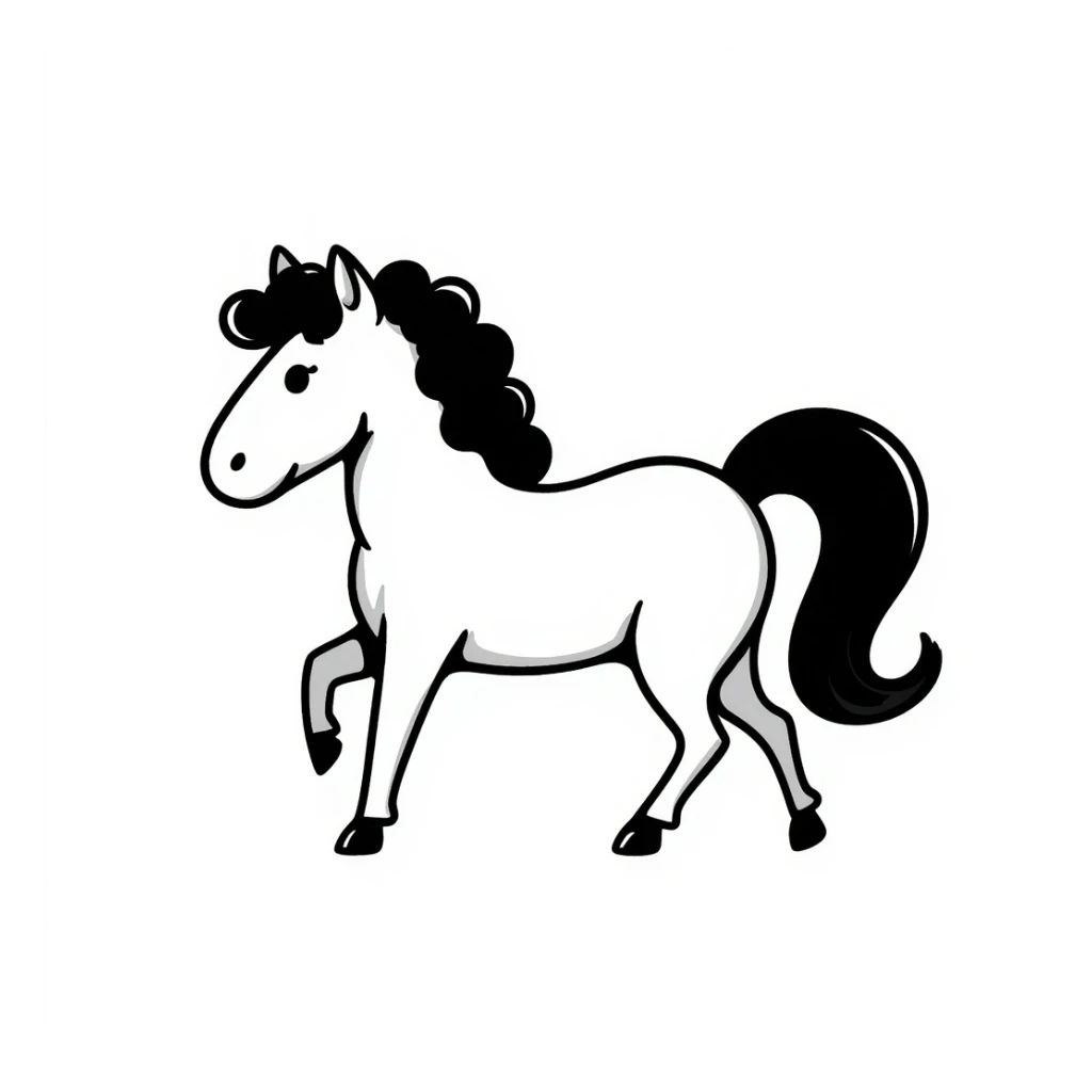 Horse sticker