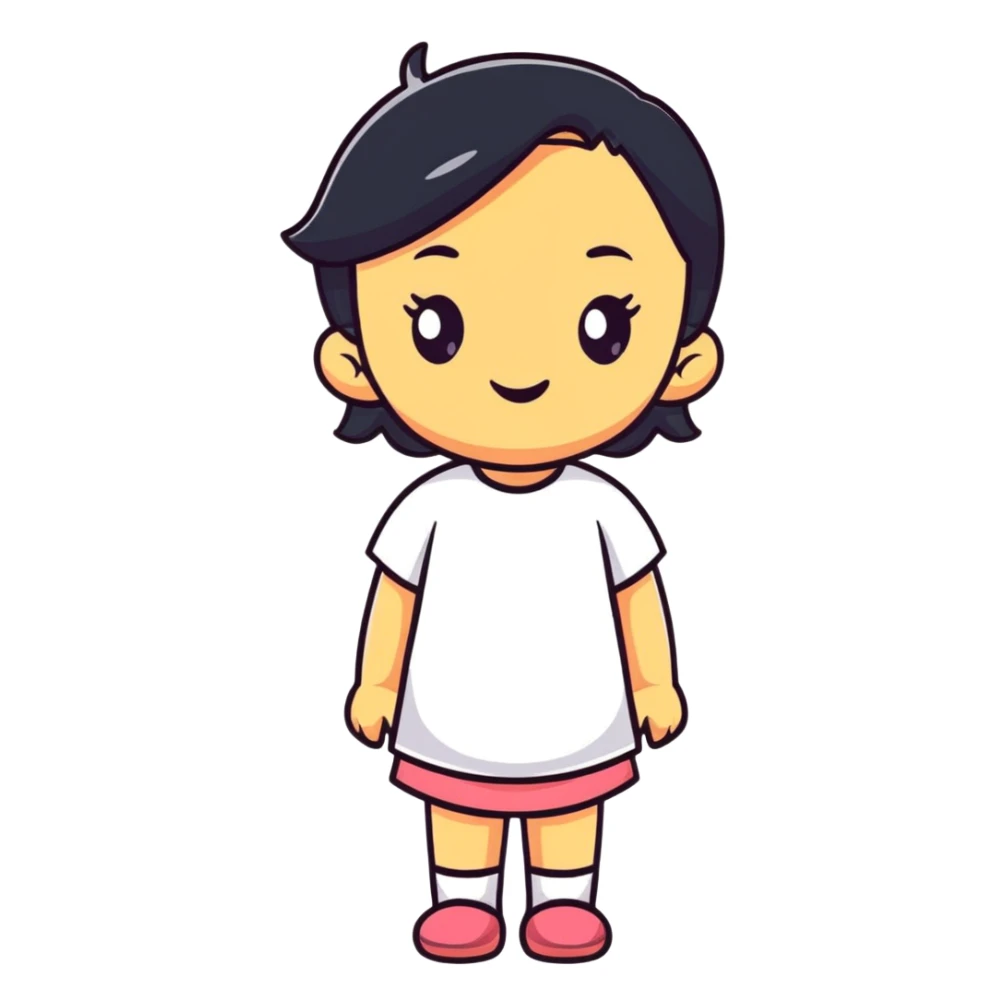 therian girl with animal traits sticker
