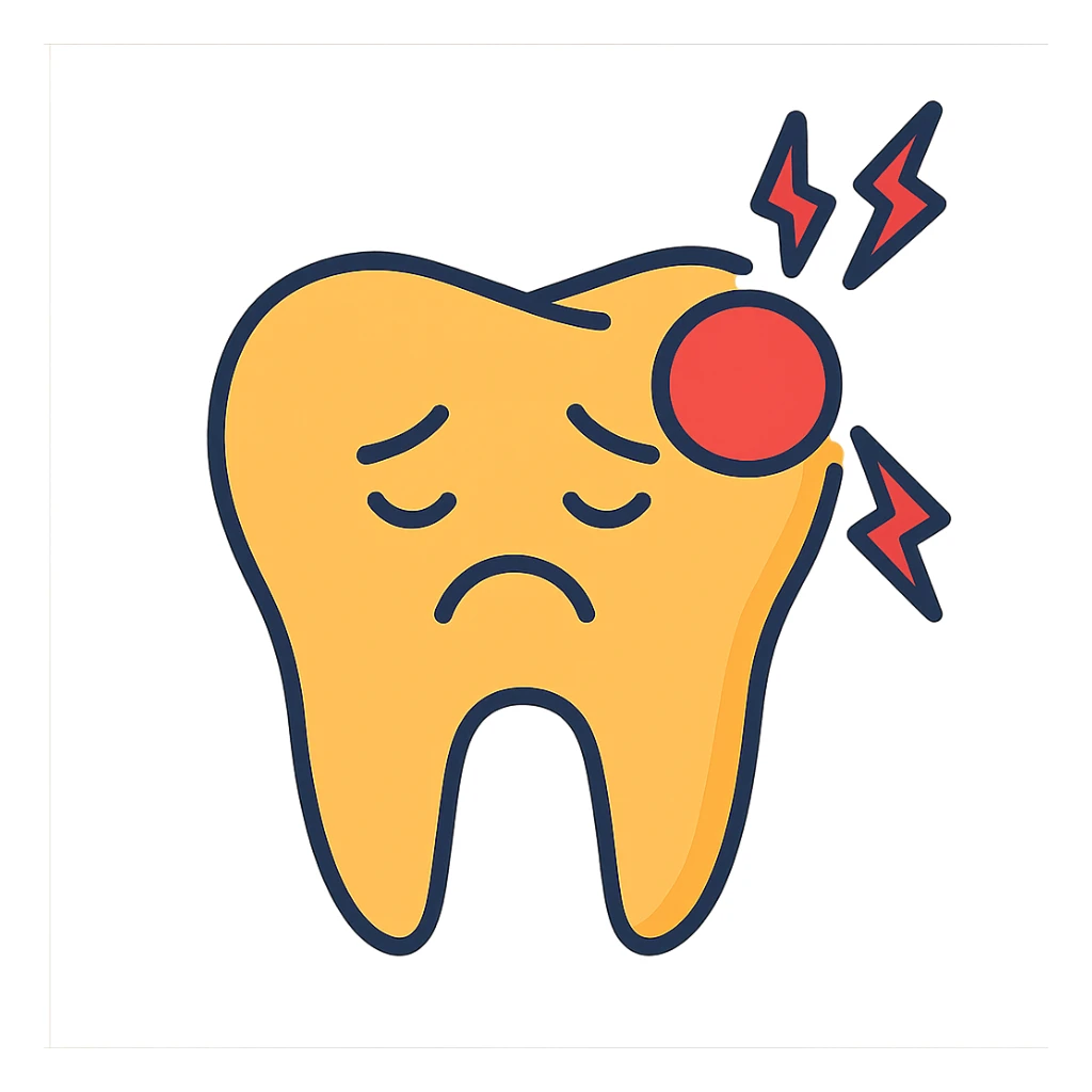 toothache sticker
