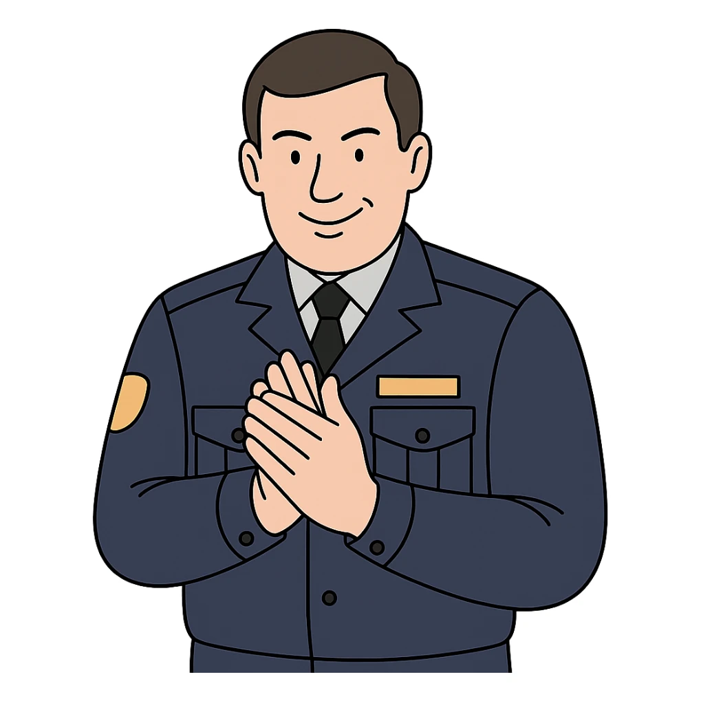 Используя такую стилистику сгенерируй налогового инспектора, который смотрит прямо на зрителя потирает руки, прозрачный фон sticker