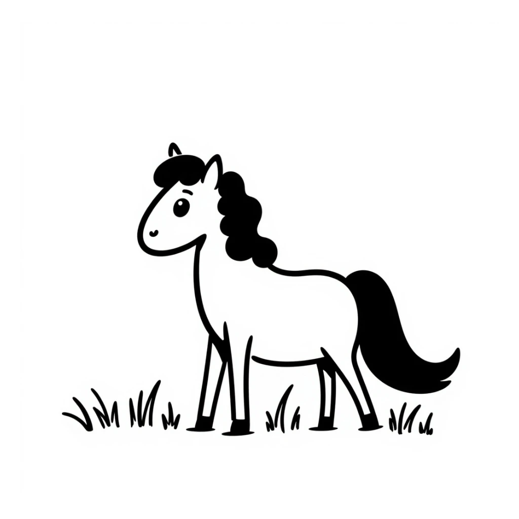 Horse sticker