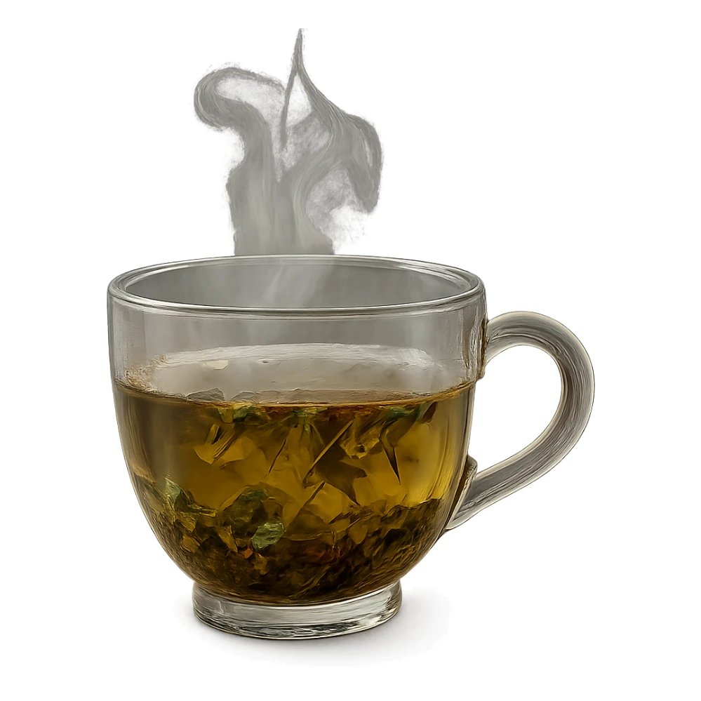 TAZZA DI TISANA DRENANTE, IPERREALISTICA 4K sticker