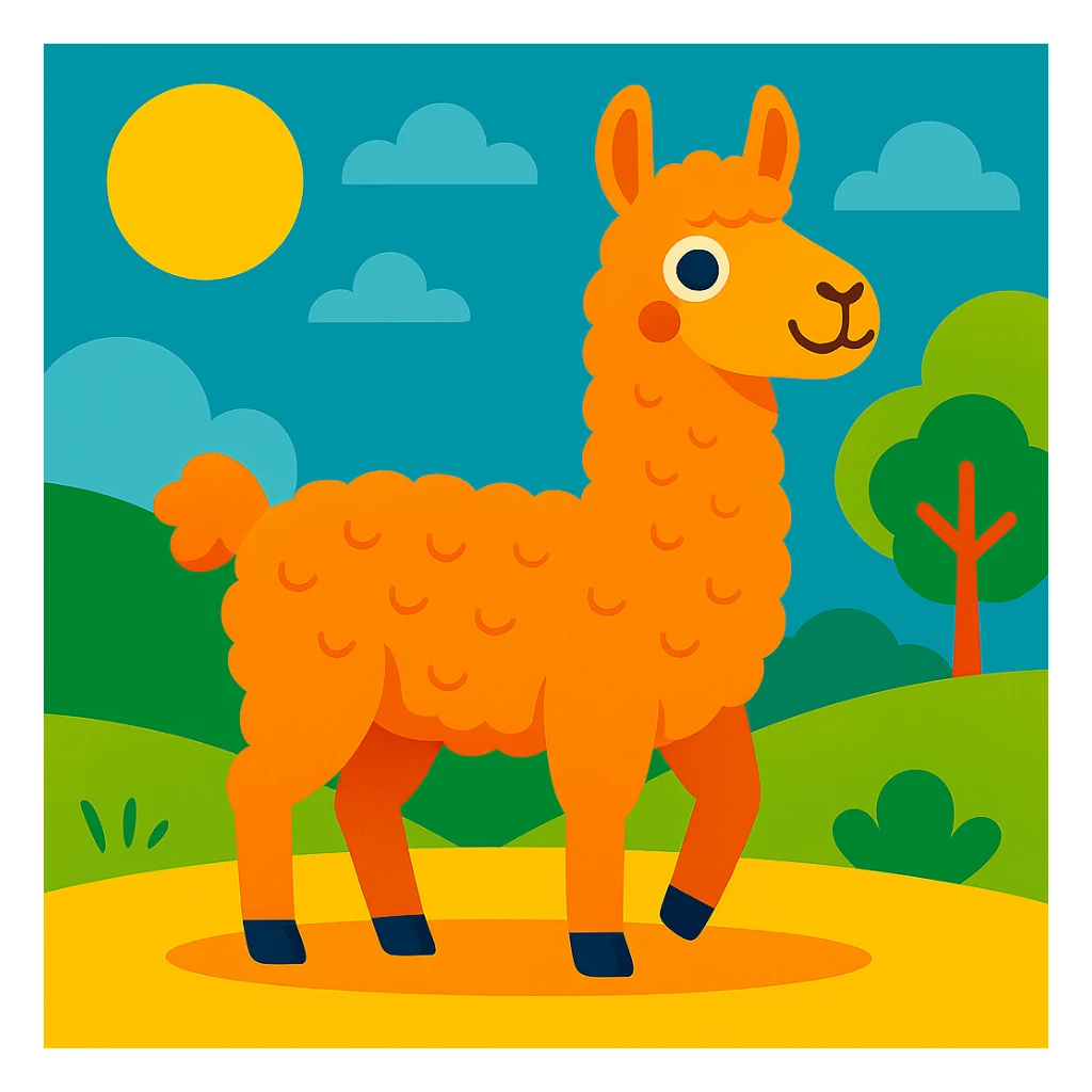 Lama sticker