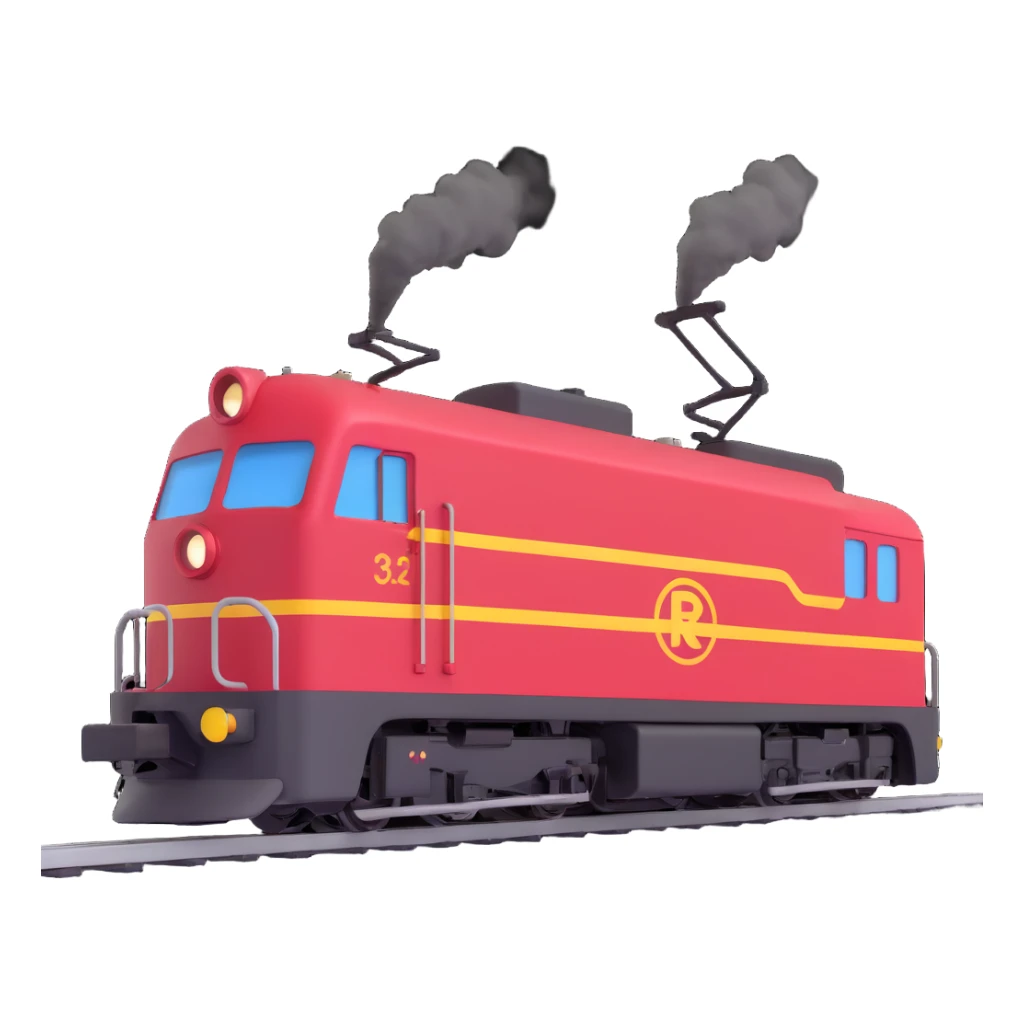 Pennsylvania railroad electric locomotive sticker