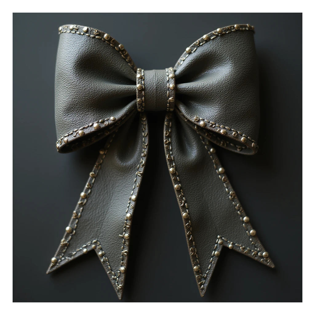 gothic bow, photorealistic style, variation 1 sticker