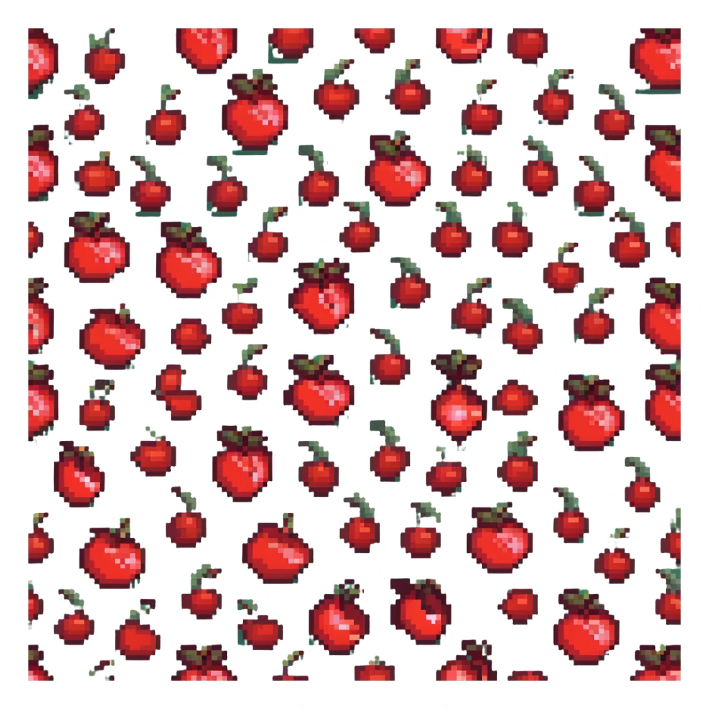 Cherry with anti-inflammatory properties, bright red fruit sticker