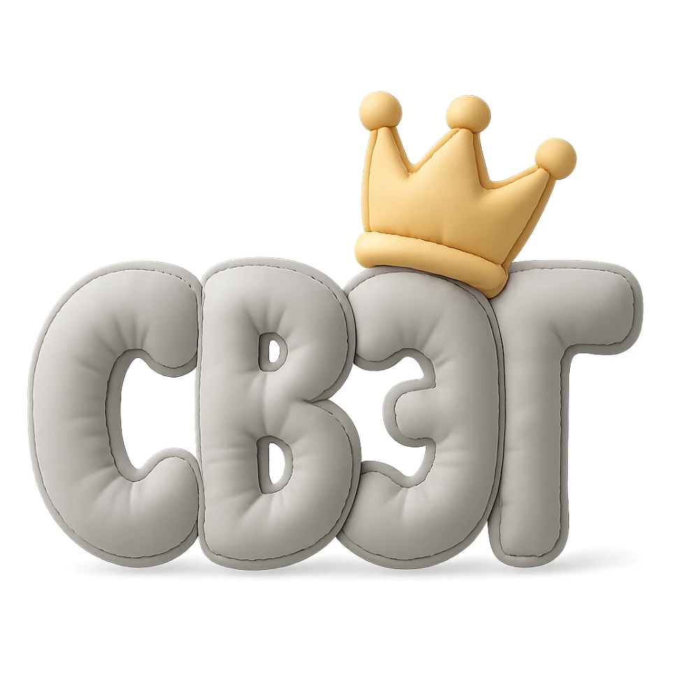 'СВЭГ' with a cartoon gold crown, soft edges, cushion style, no background sticker