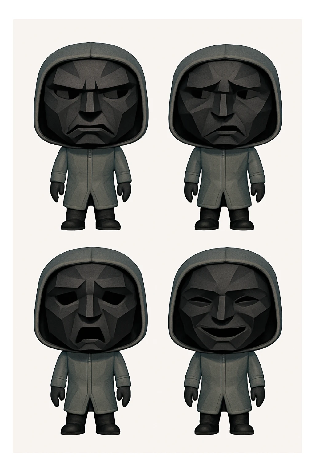 can you give different expressions to this picture.
 sticker