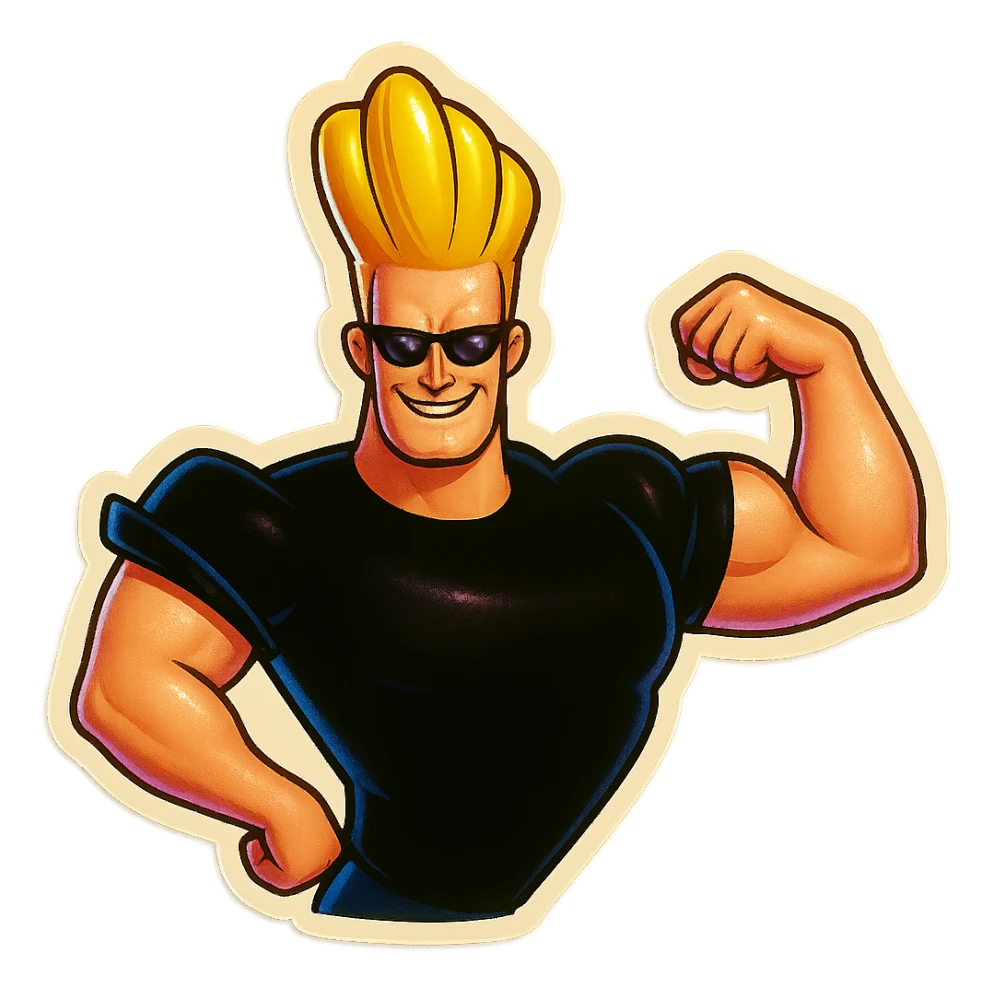 Keep the picture quality and style exactly the same. Make the eyes and mouth a bit scarier with subtle, slightly creepy changes—such as a more intense stare and a hint of a mischievous grin. No other changes. sticker