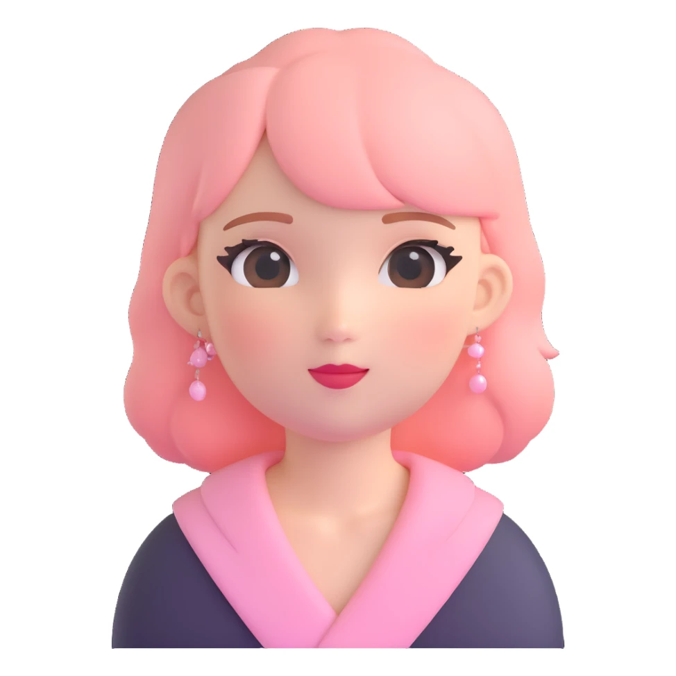 cute soft girl with pastel aesthetic and blush sticker