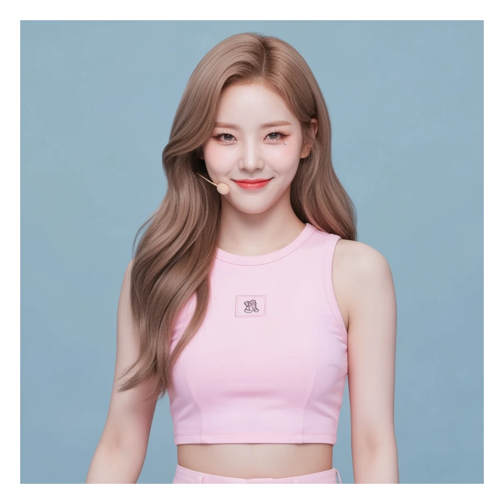 kpop crop top, cute, expressive, minimal sticker