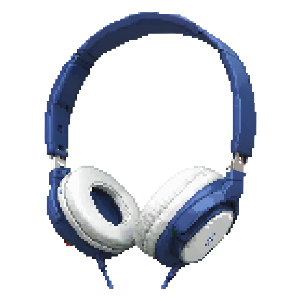 полноразмерные наушники Sony белые, no background sticker