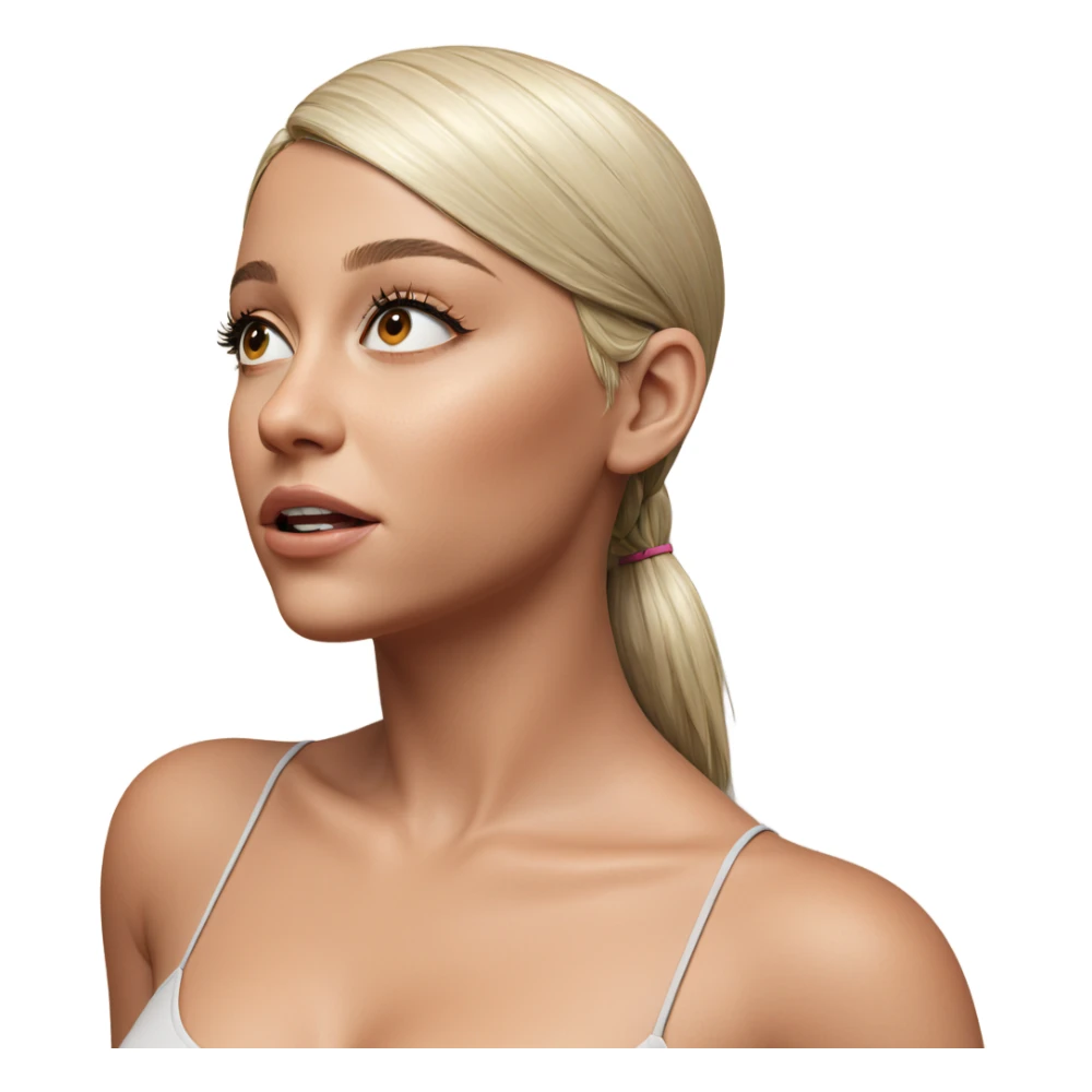 realistic portrait of girl sticker