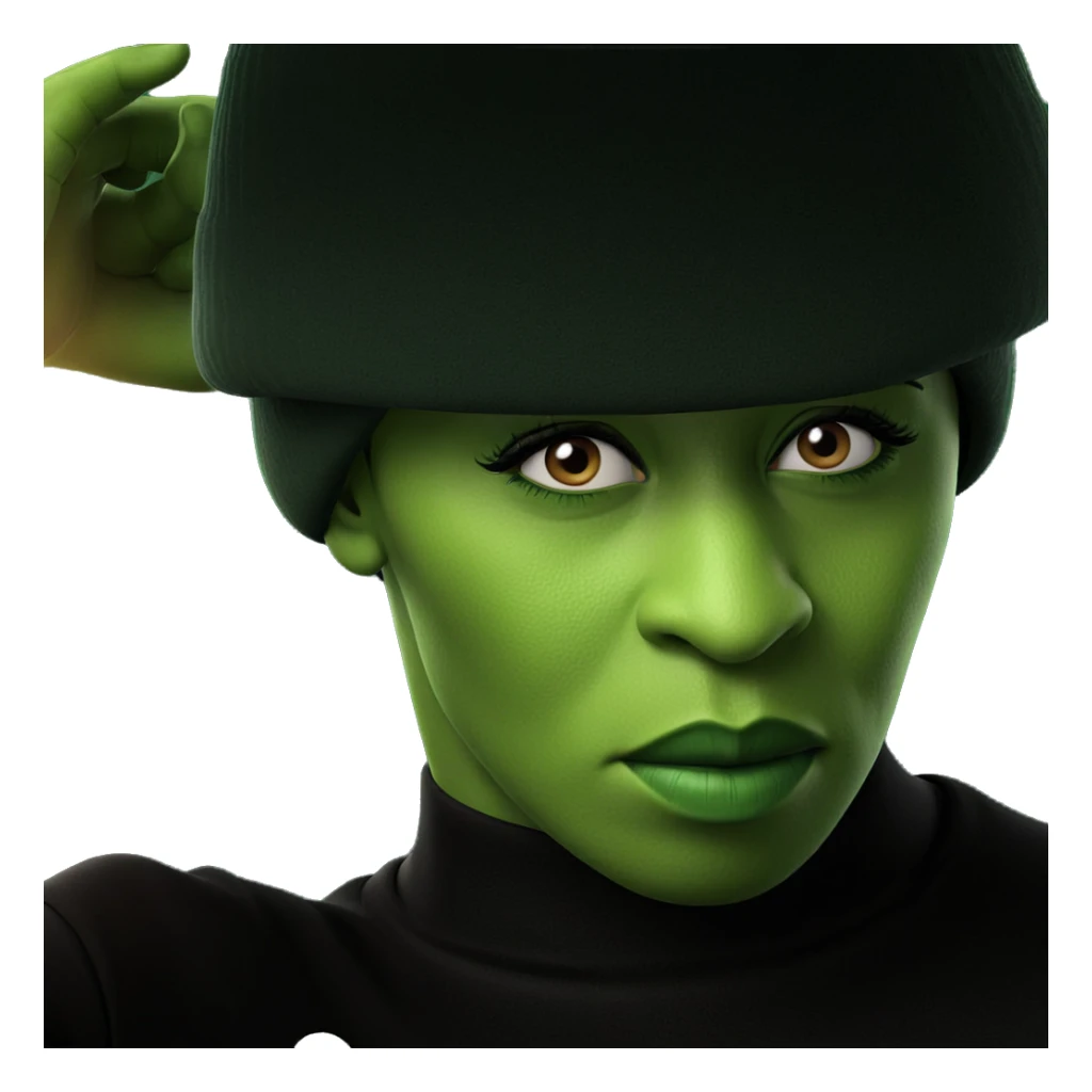 green skinned boy with hat sticker