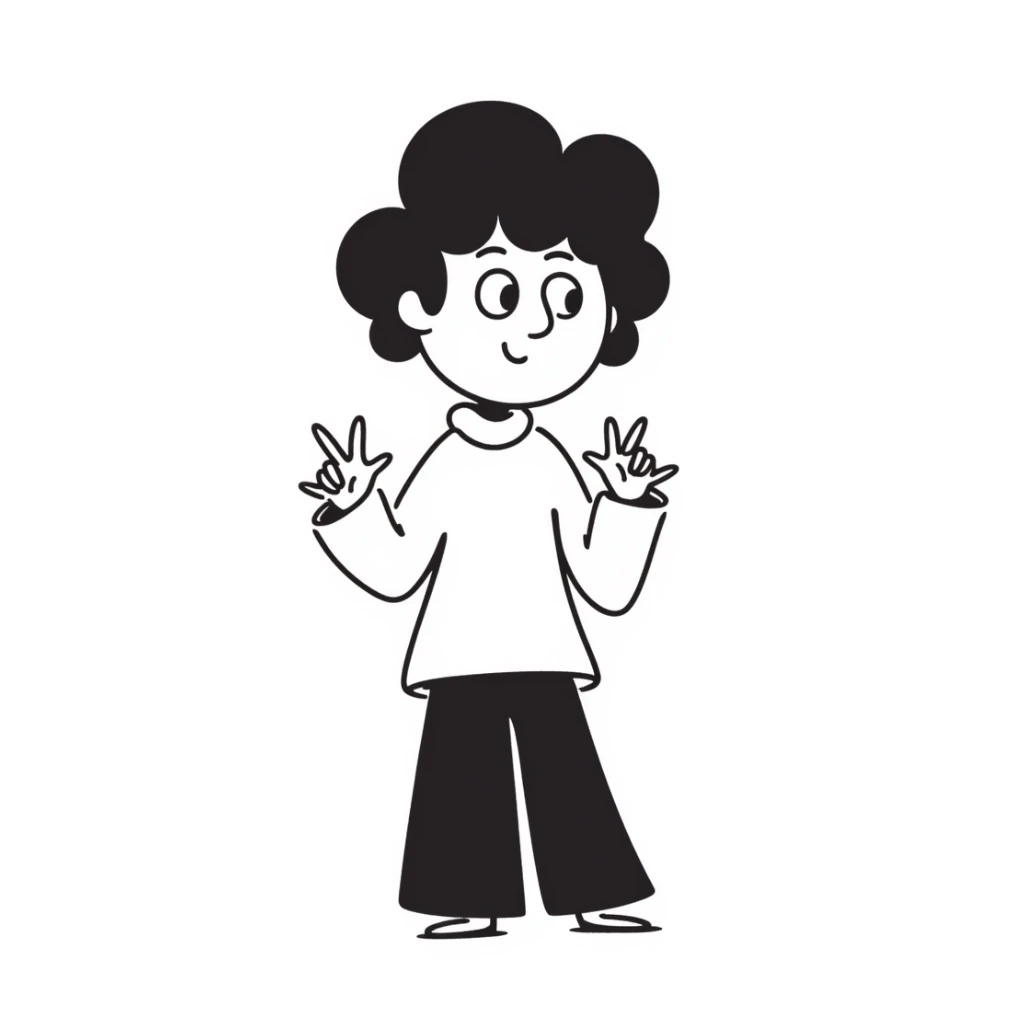 playful and casual hand-drawn doodle of Blakeleigh sticker