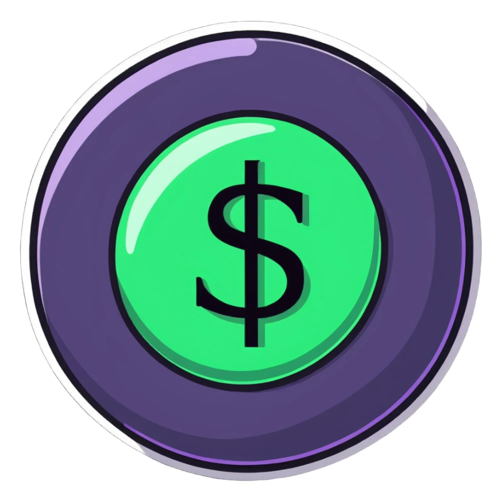 Divine Orb currency from Path of Exile 2 sticker