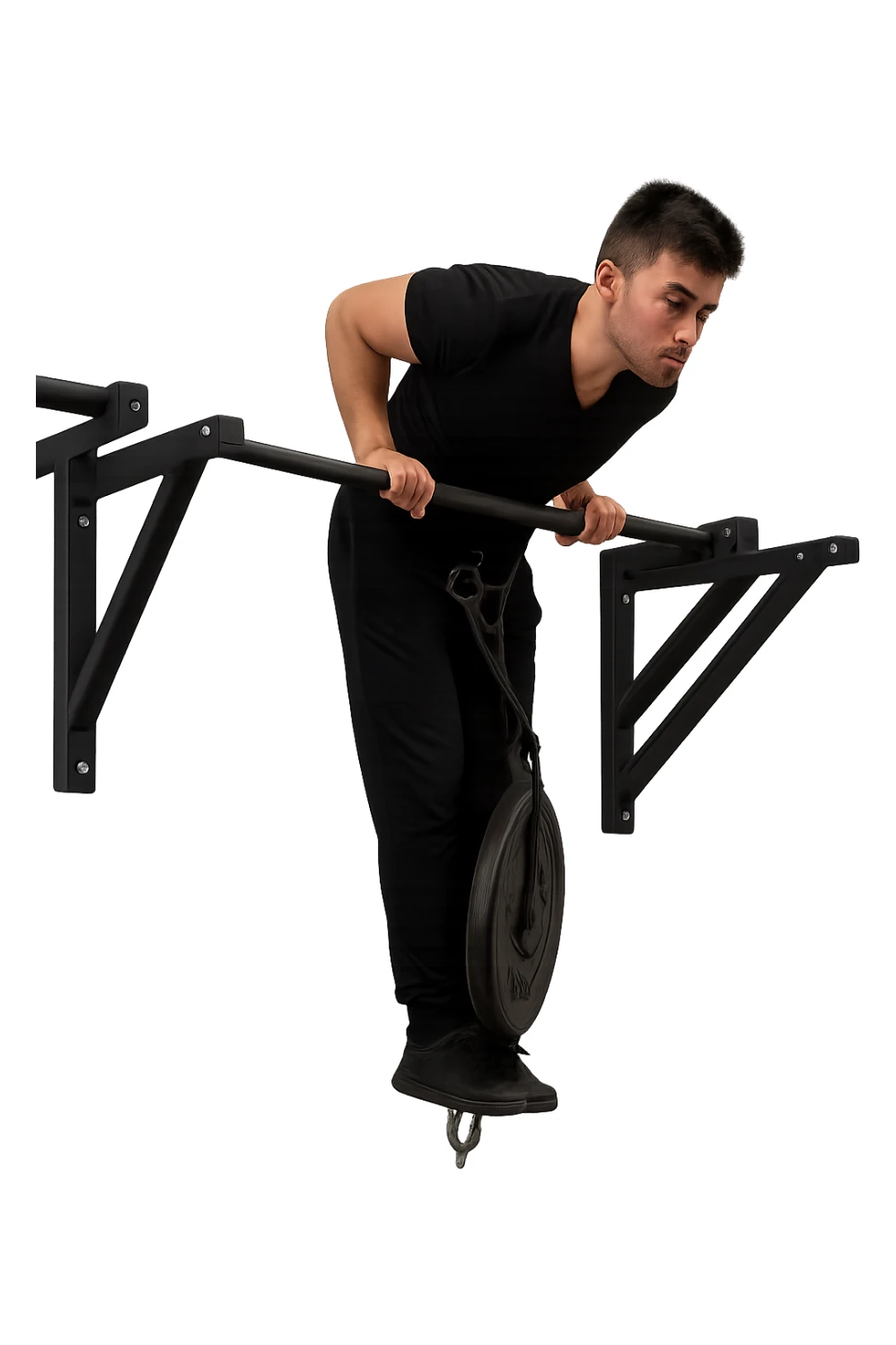 uomo che fa il Muscle Up sticker