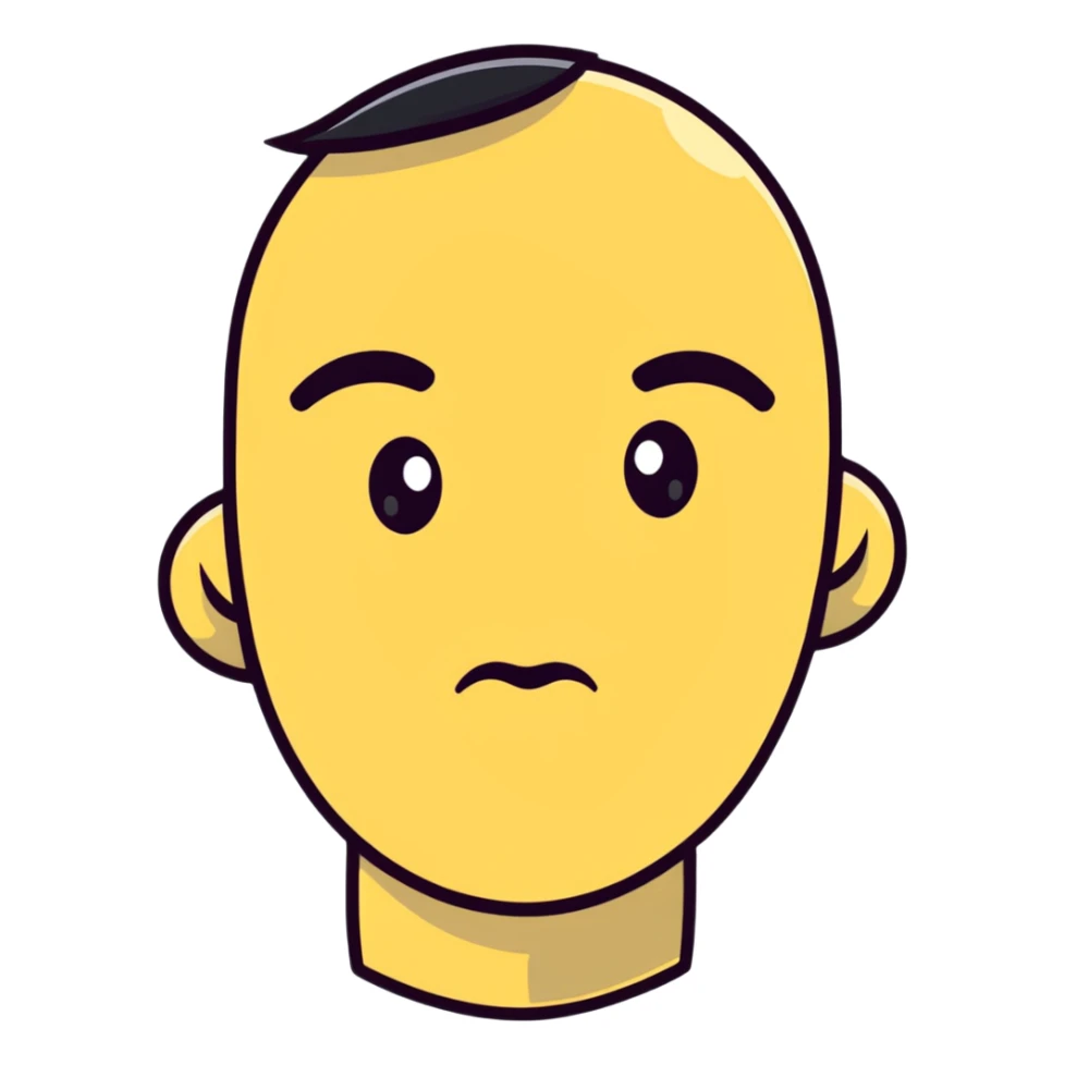 face with a smirk and raised eyebrow, sarcastic vibe sticker