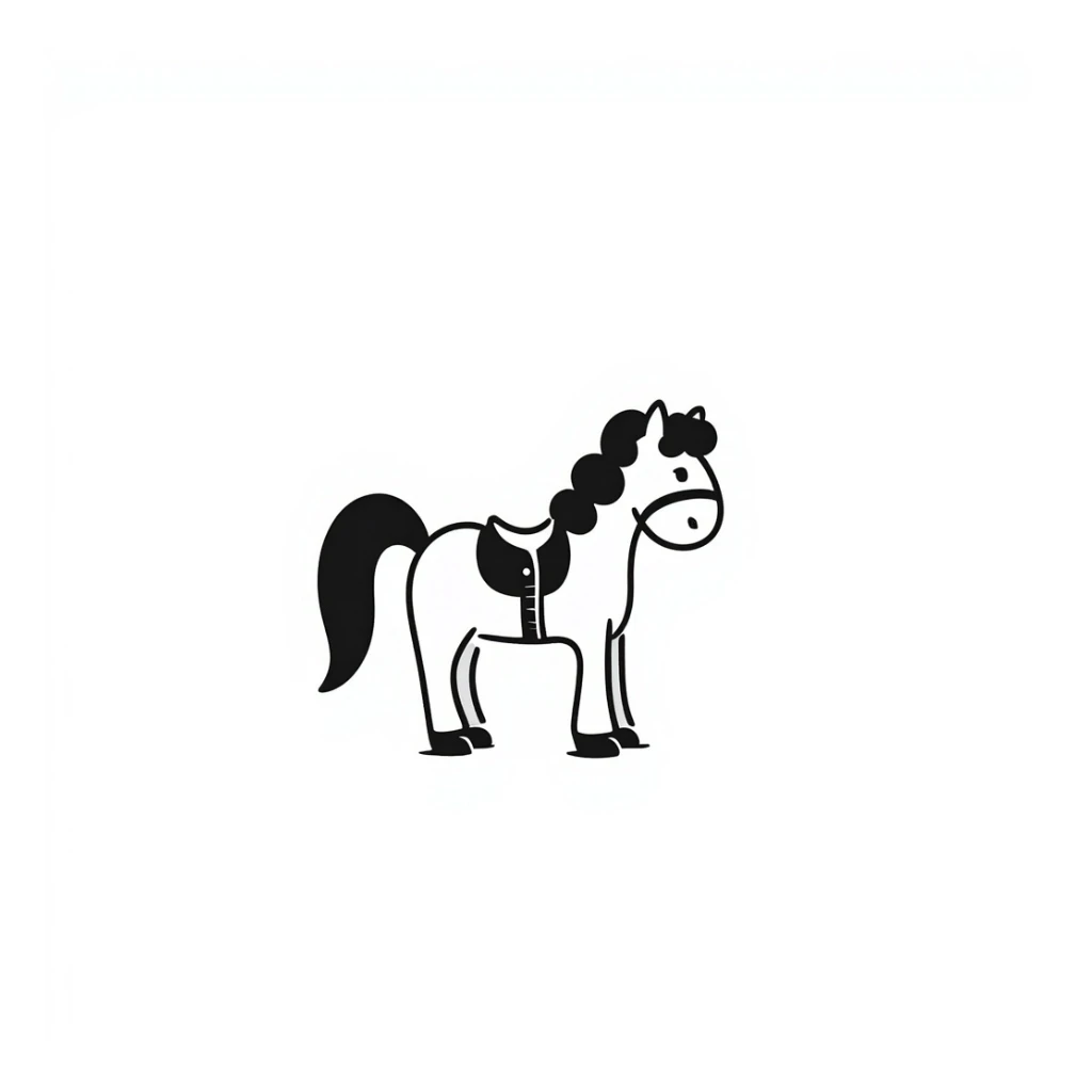 Horse sticker