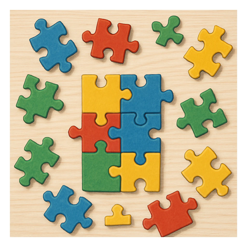 Puzzle sticker