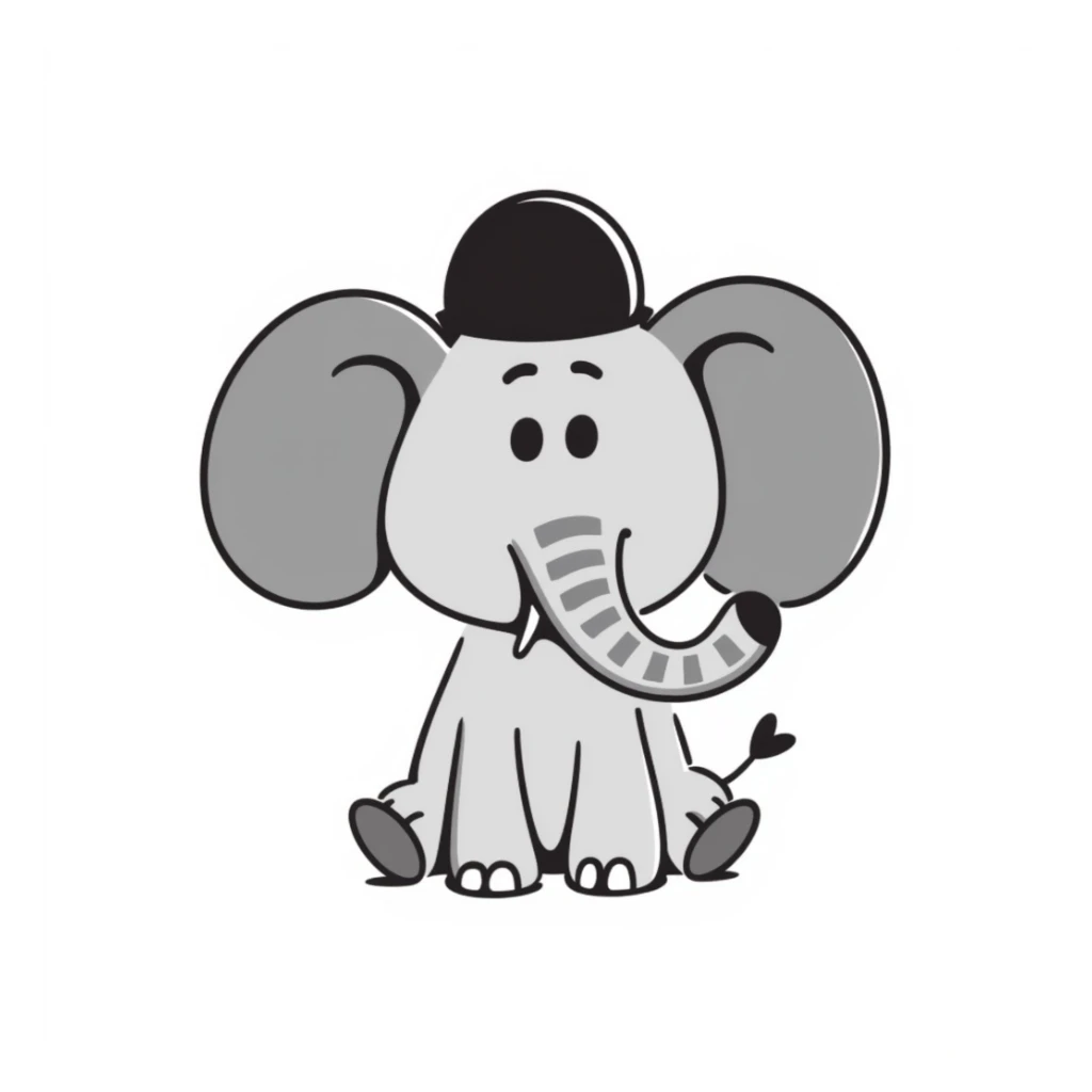 Elephant sticker