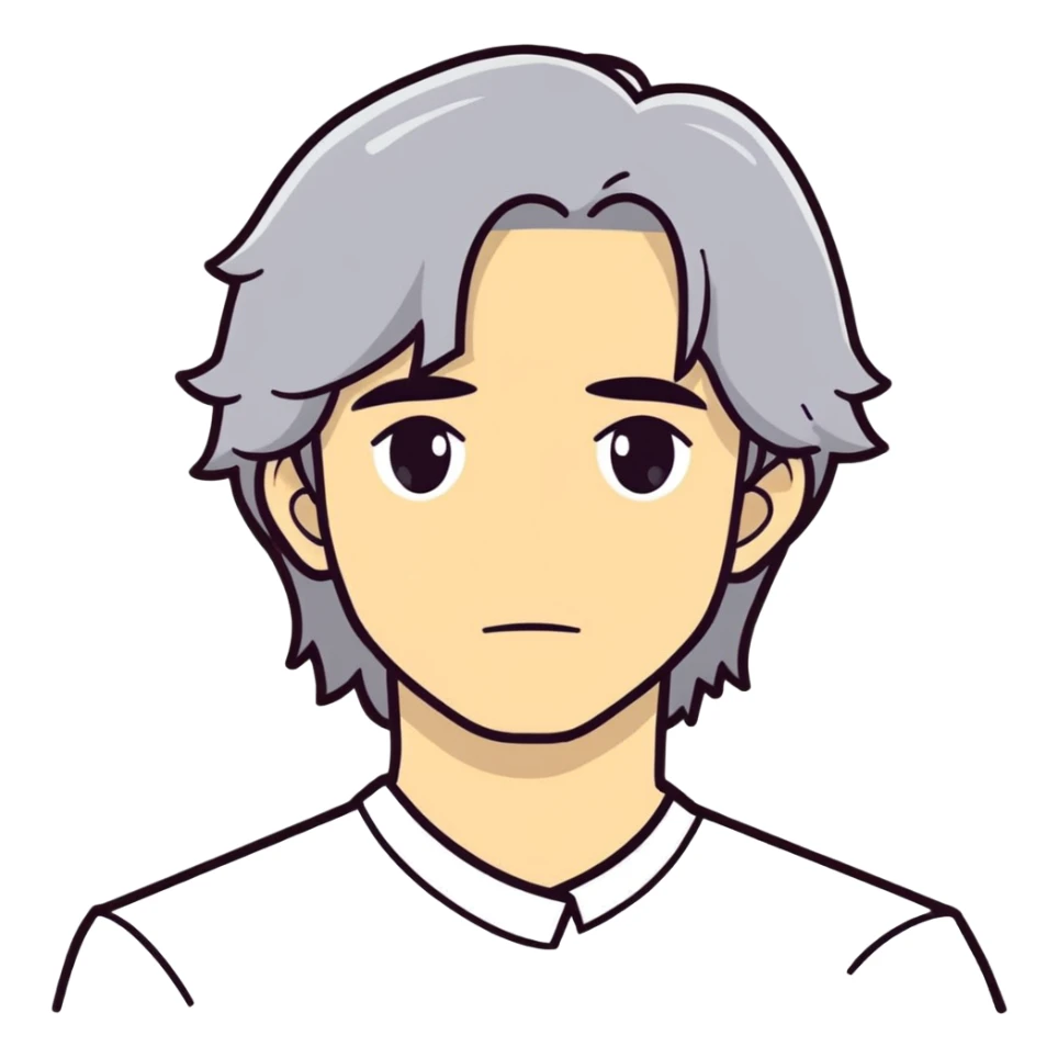 Michael Yanni with salt n pepper hair sticker